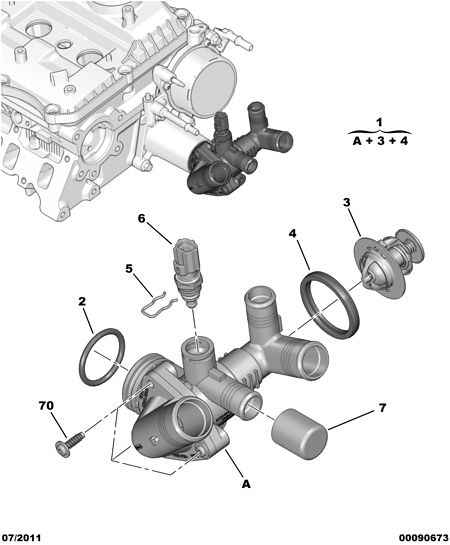 CITROËN 96.753.420.80 - Soğutucu akışkan sıcaklık sensörü parts5.com