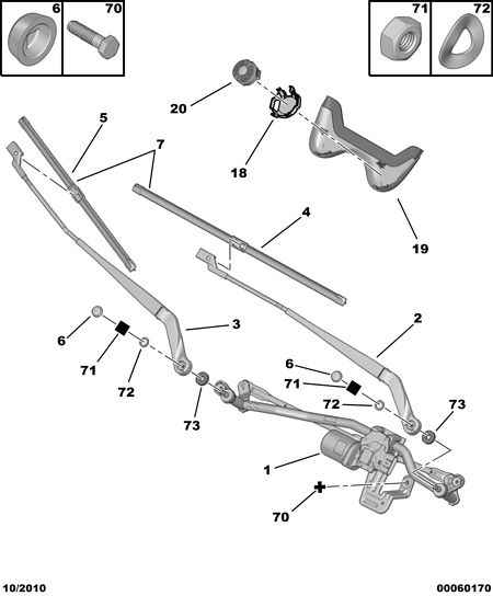 CITROËN 6405 ER - Wiper Linkage parts5.com