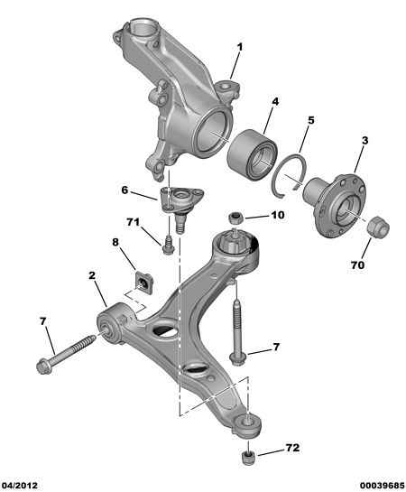 FIAT 3520 S0 - Рычаг подвески колеса parts5.com