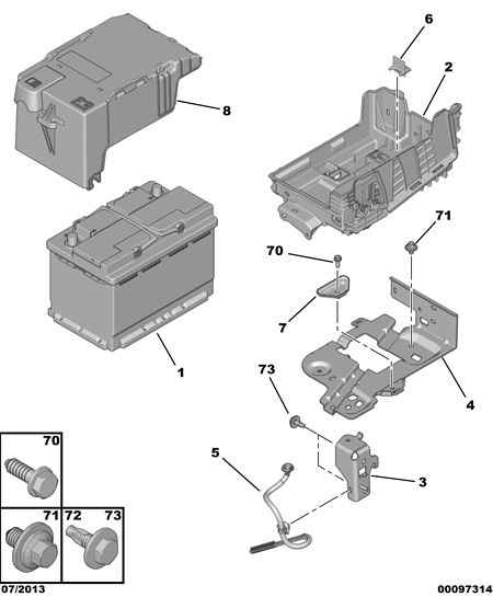 CITROËN 5600 VF - Marş motoru aküsü parts5.com