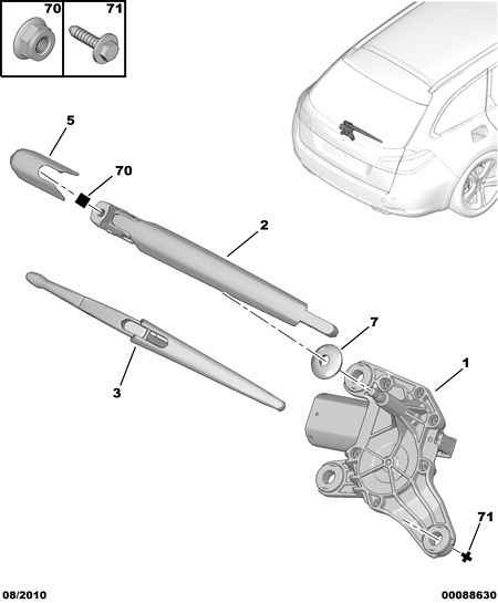 PEUGEOT (DF-PSA) 6422 37 - List stěrače parts5.com