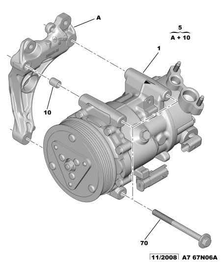 DS 6453 ZZ - Compresor, aire acondicionado parts5.com