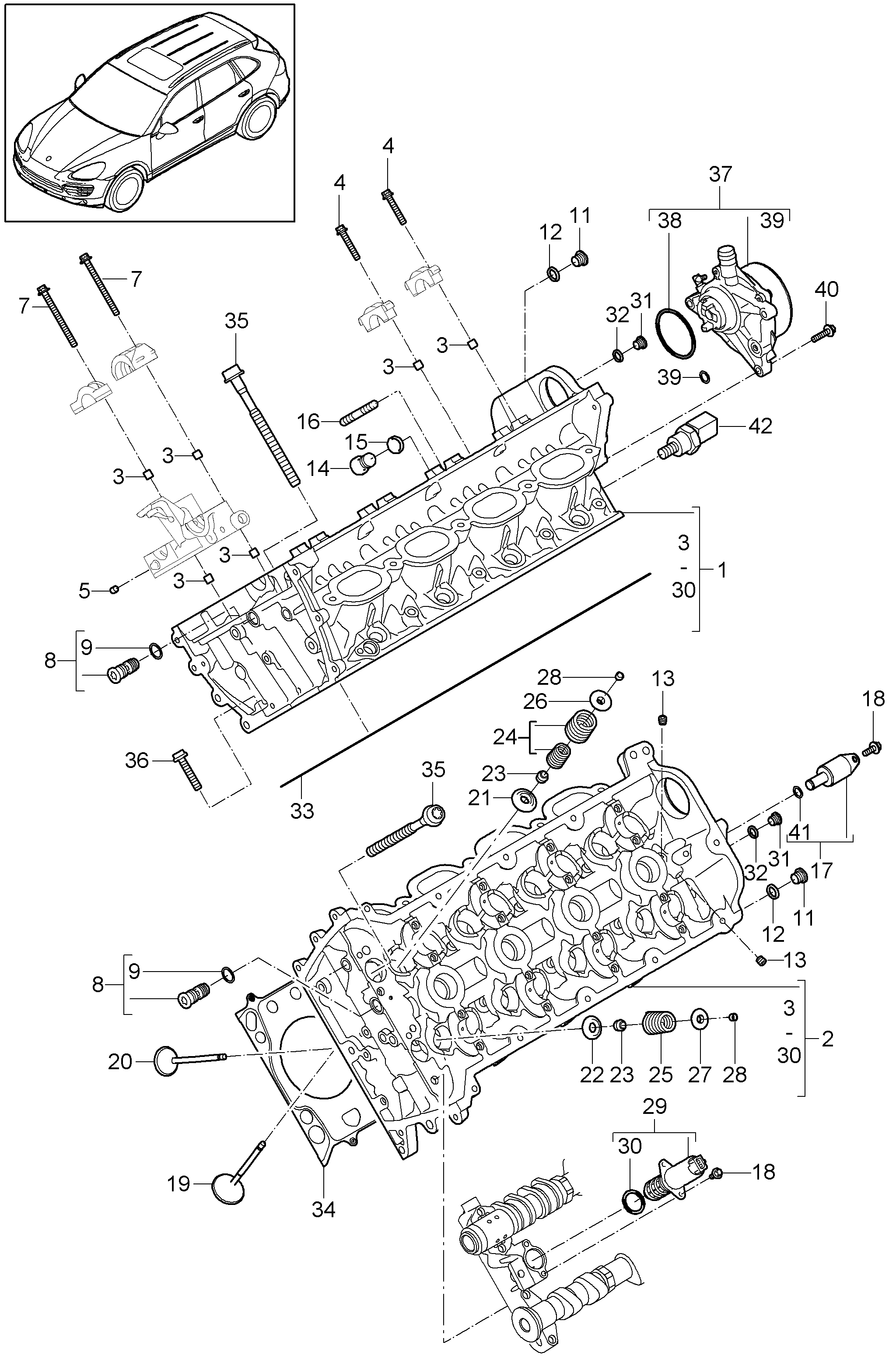 Porsche 99970158240 - Joint d'étanchéité, collecteur d'admission parts5.com