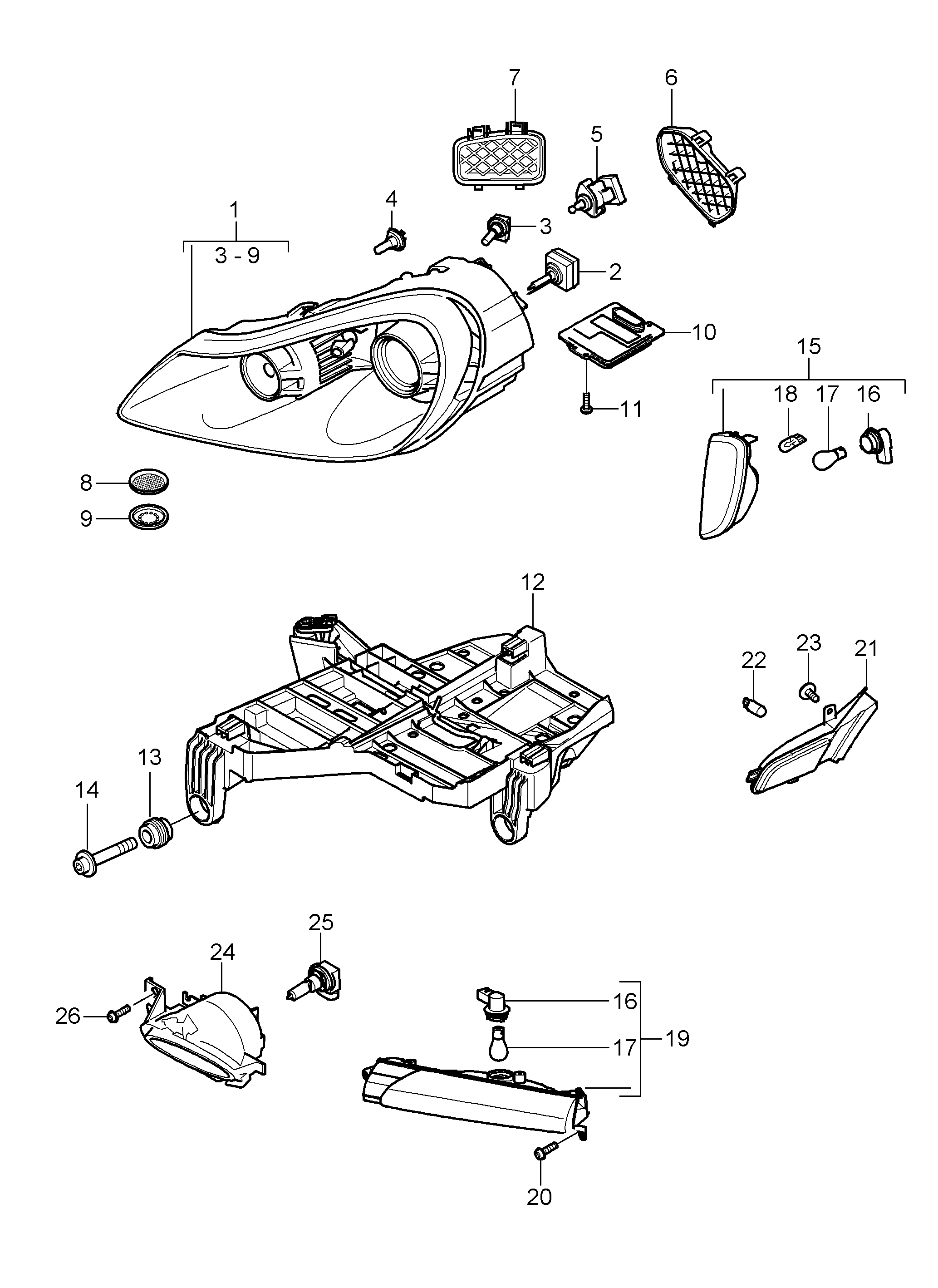 VAG N 105 661 01 - Bulb, spotlight parts5.com