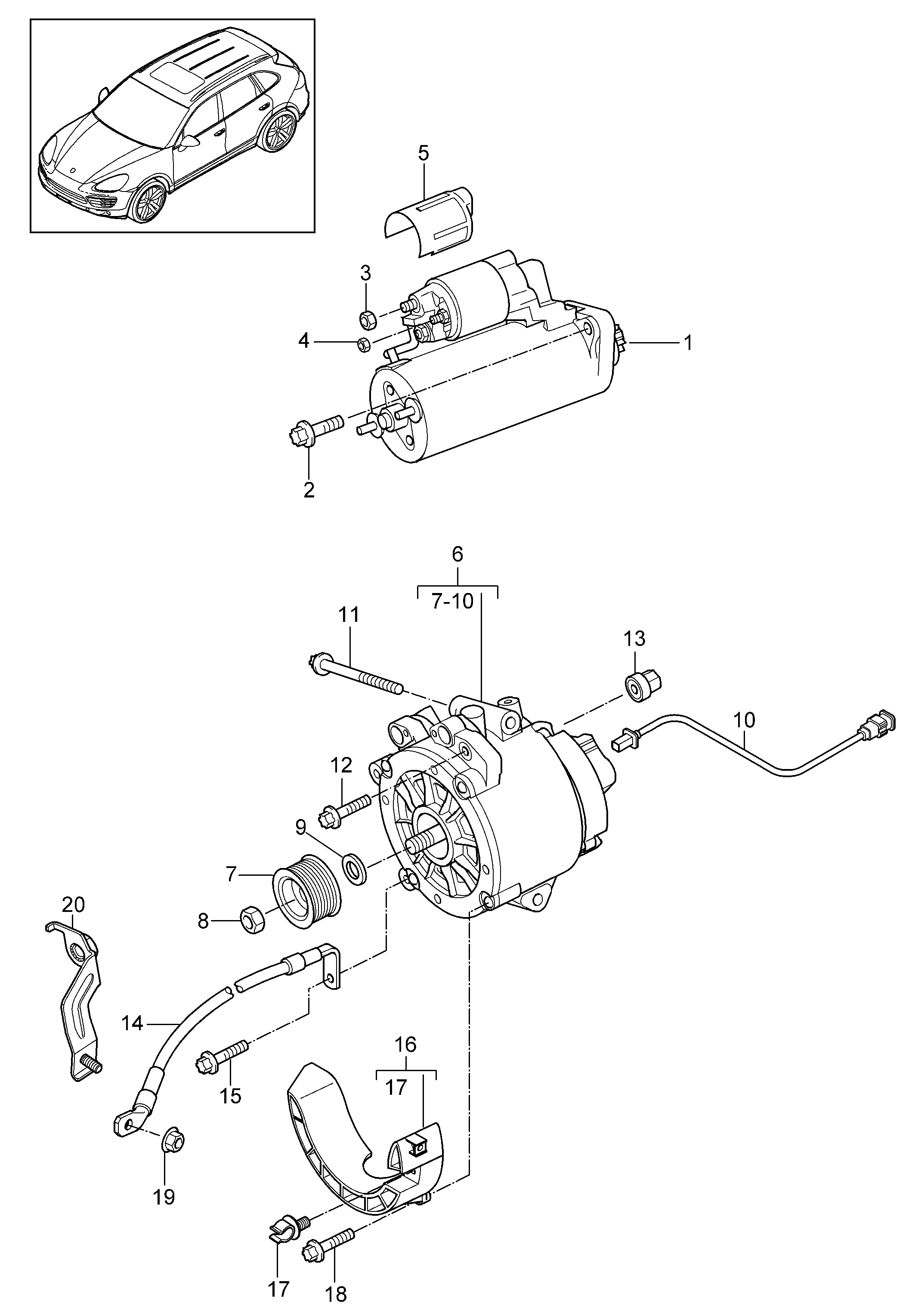 Seat 059 903 023 L - Alternatör kasnağı parts5.com