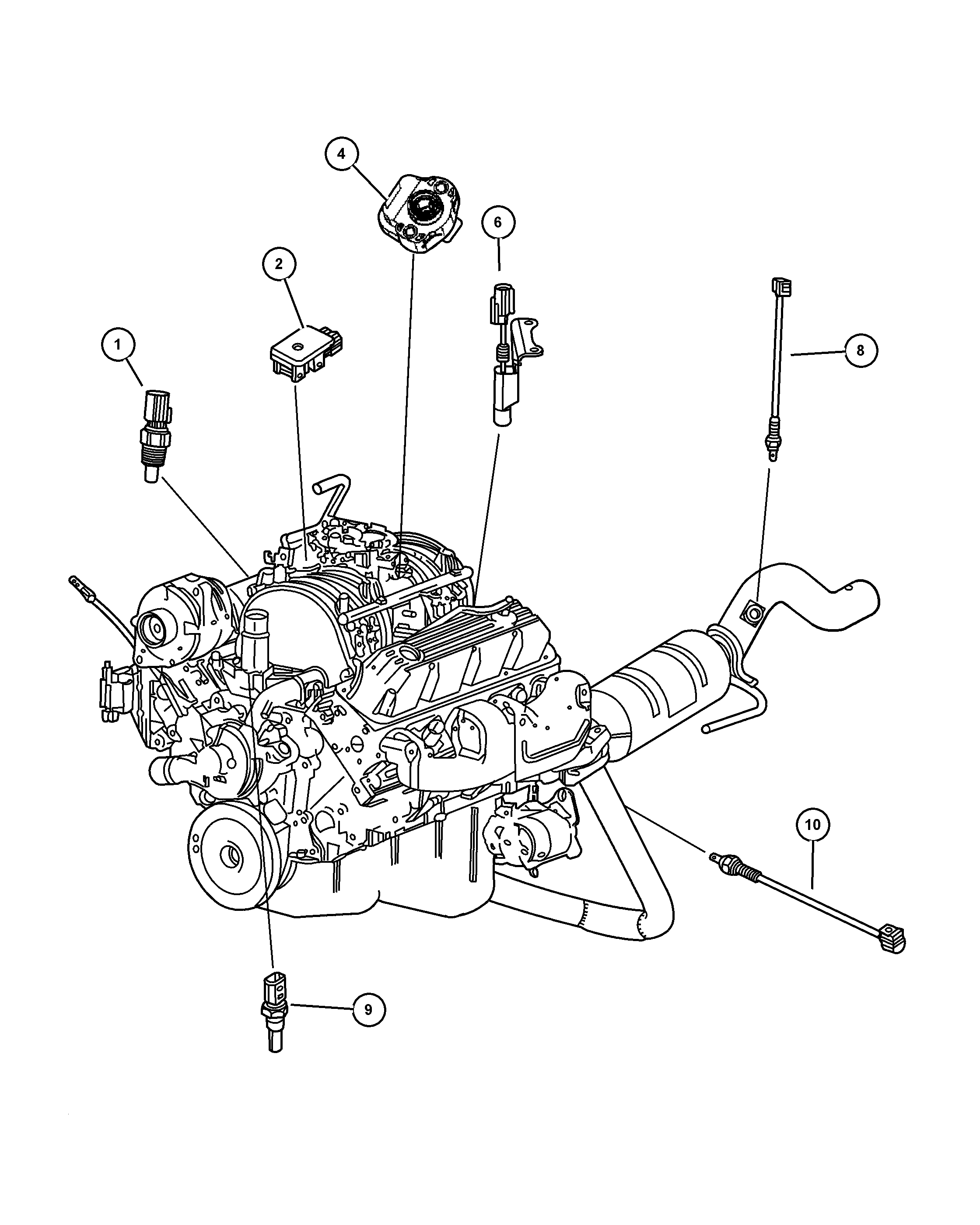 Chrysler 56030 111AA - Lambda Sensor parts5.com