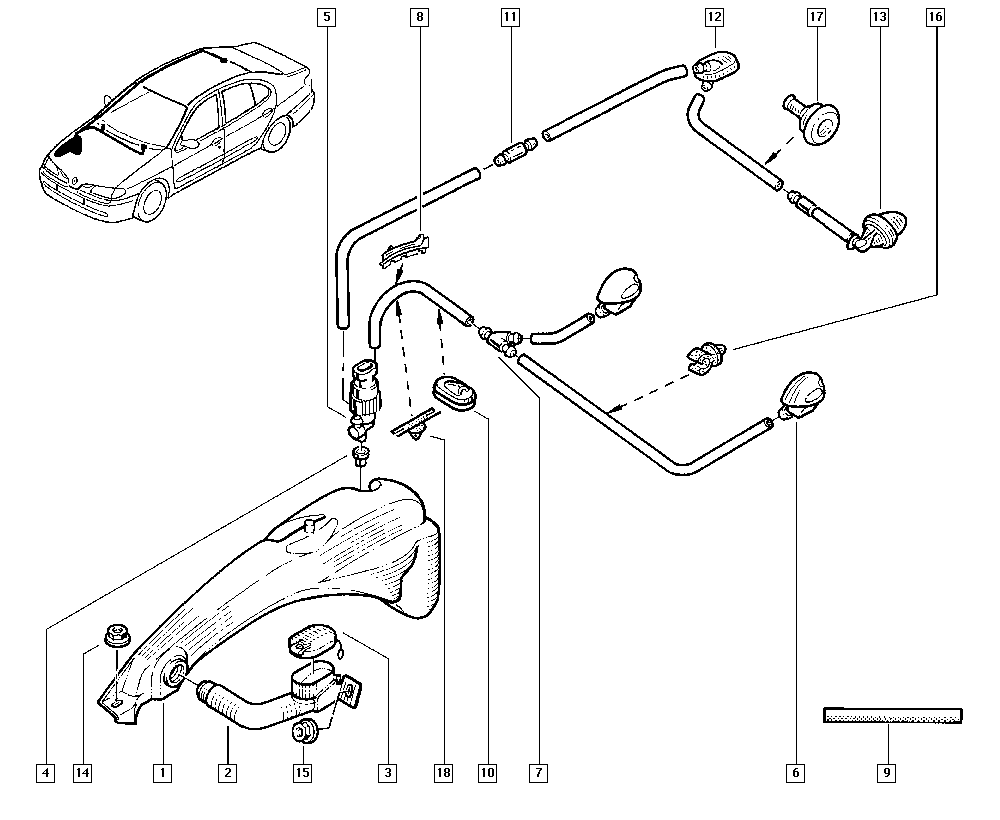 DACIA 7700431079 - WINDW WASHER PUMP parts5.com