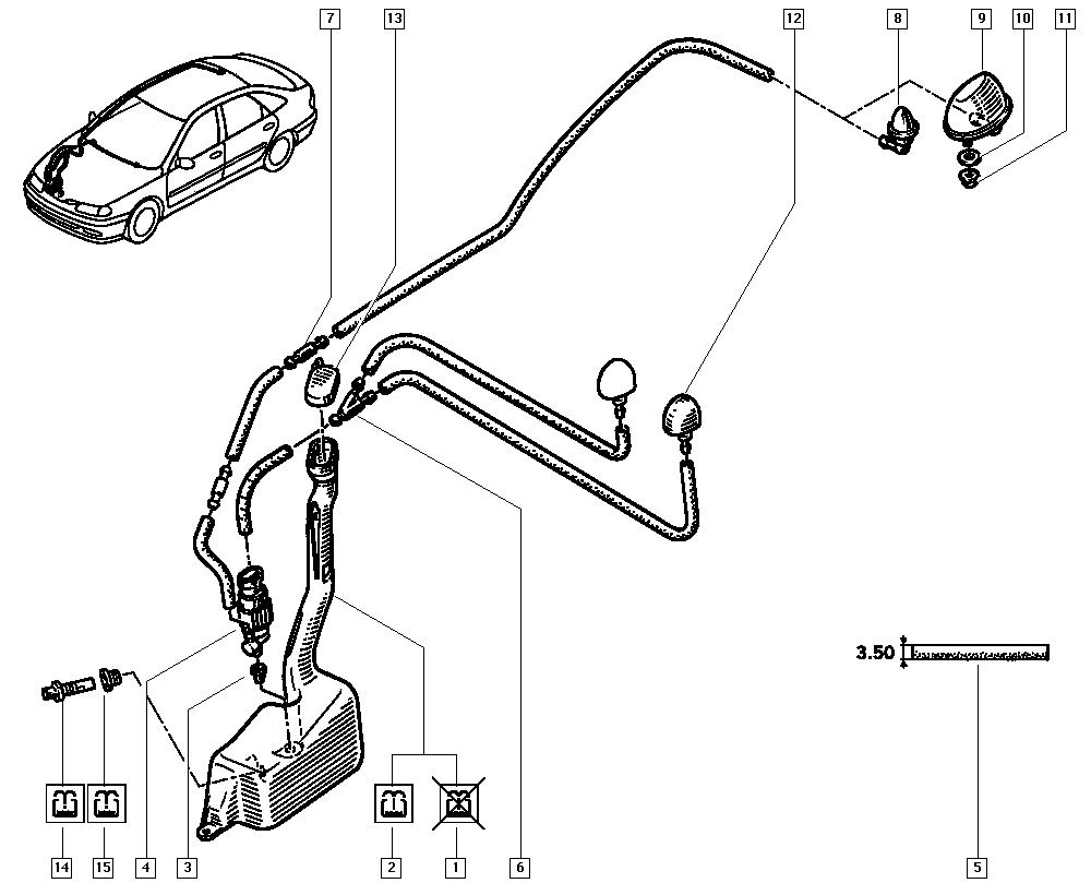 RENAULT 7700430702 - Klaasipesuvee pump,klaasipuhastus parts5.com