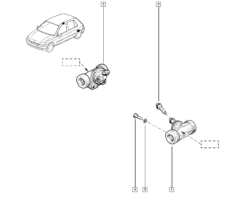 RENAULT 7701039394 - Fékmunkahenger parts5.com