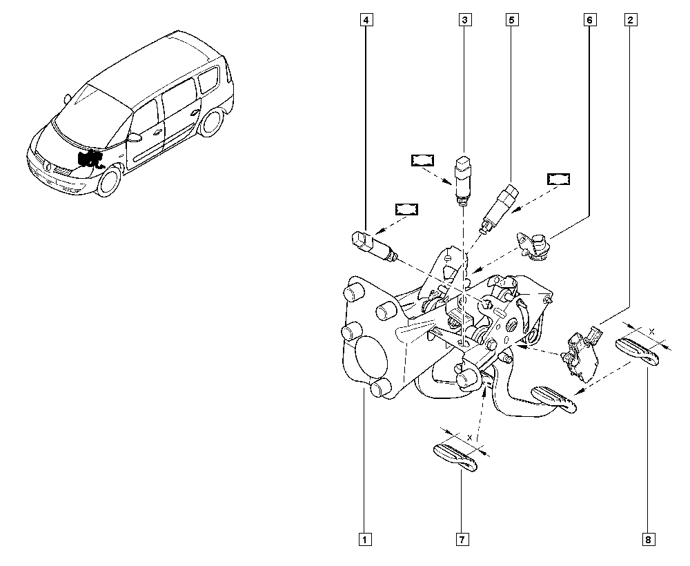 DACIA 82 00 276 359 - Переключатель управления, сист. регулирования скорости parts5.com