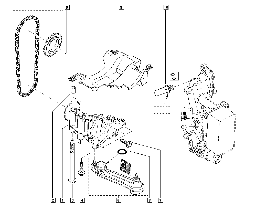 RENAULT 150001563R - Ölpumpe parts5.com