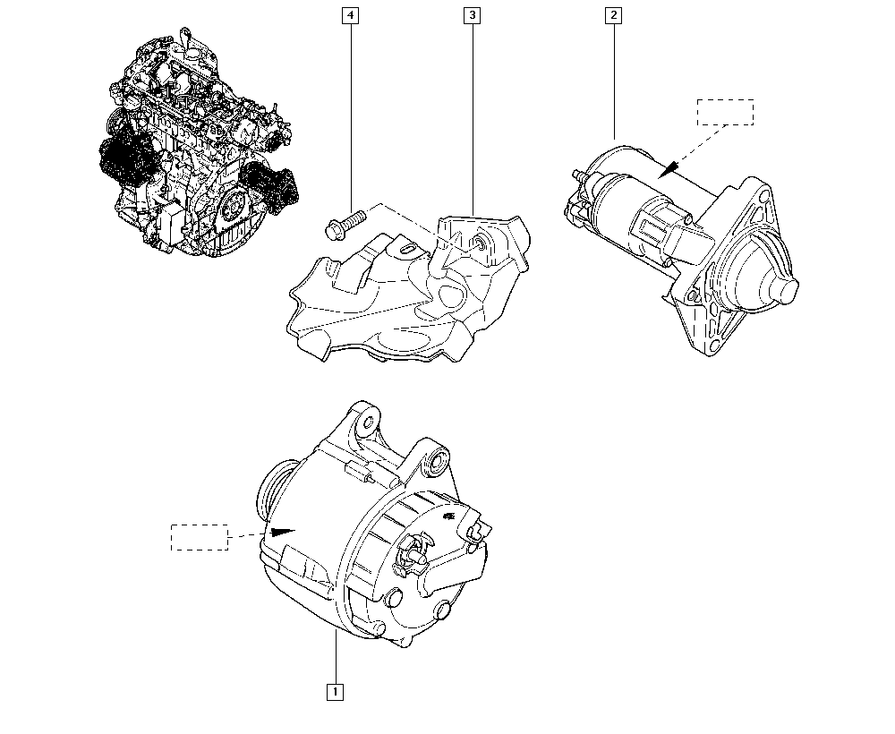 RENAULT 82 00 628 430 - Μίζα parts5.com