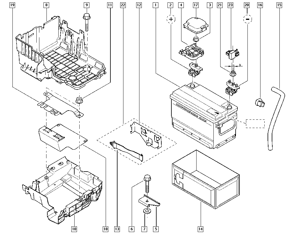 RENAULT 7711419085 - Käivitusaku parts5.com