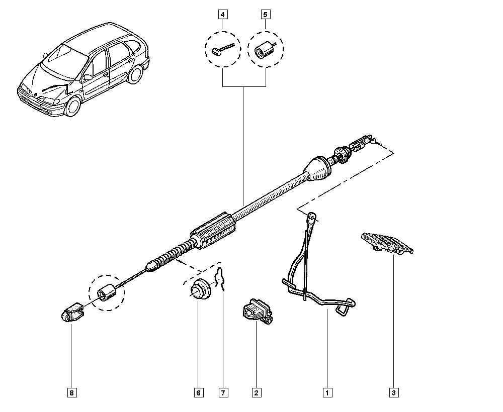 RENAULT 7700 415 221 - Gaszug parts5.com