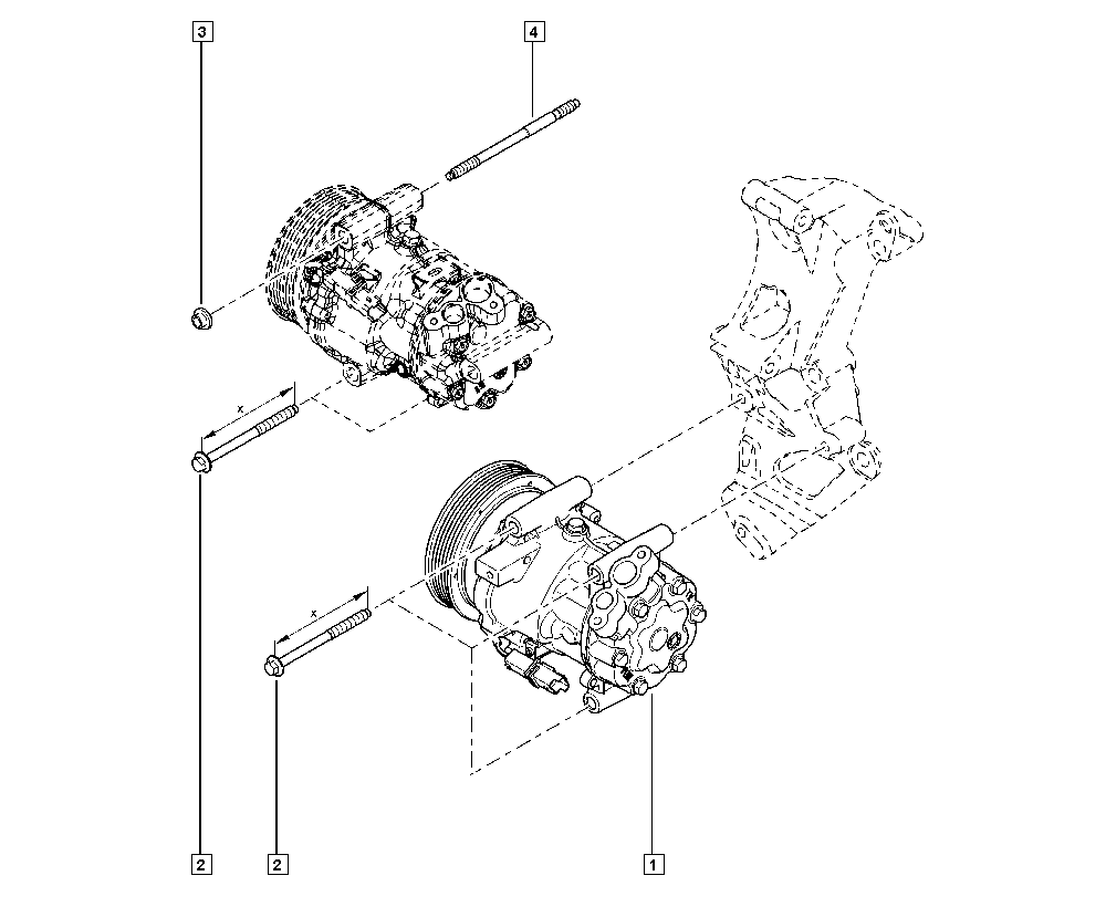 RENAULT 7711497298 - Kompresör, klima sistemi parts5.com