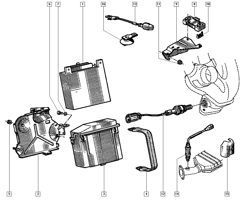 RENAULT 89 33 002 455 - Lambda sensörü parts5.com