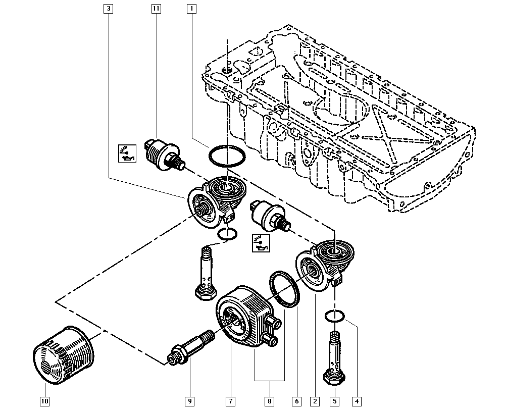 RENAULT TRUCKS 7700720978 - Oljni filter parts5.com