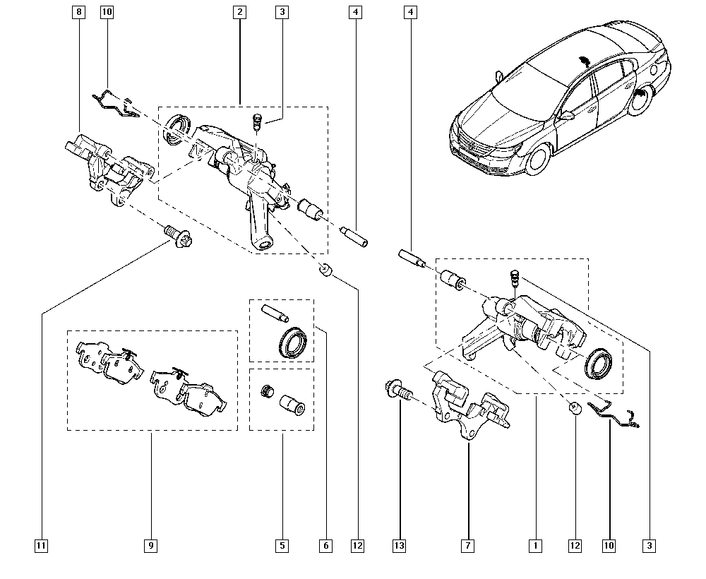 RENAULT TRUCKS 440608281R - Brake Pad Set, disc brake parts5.com