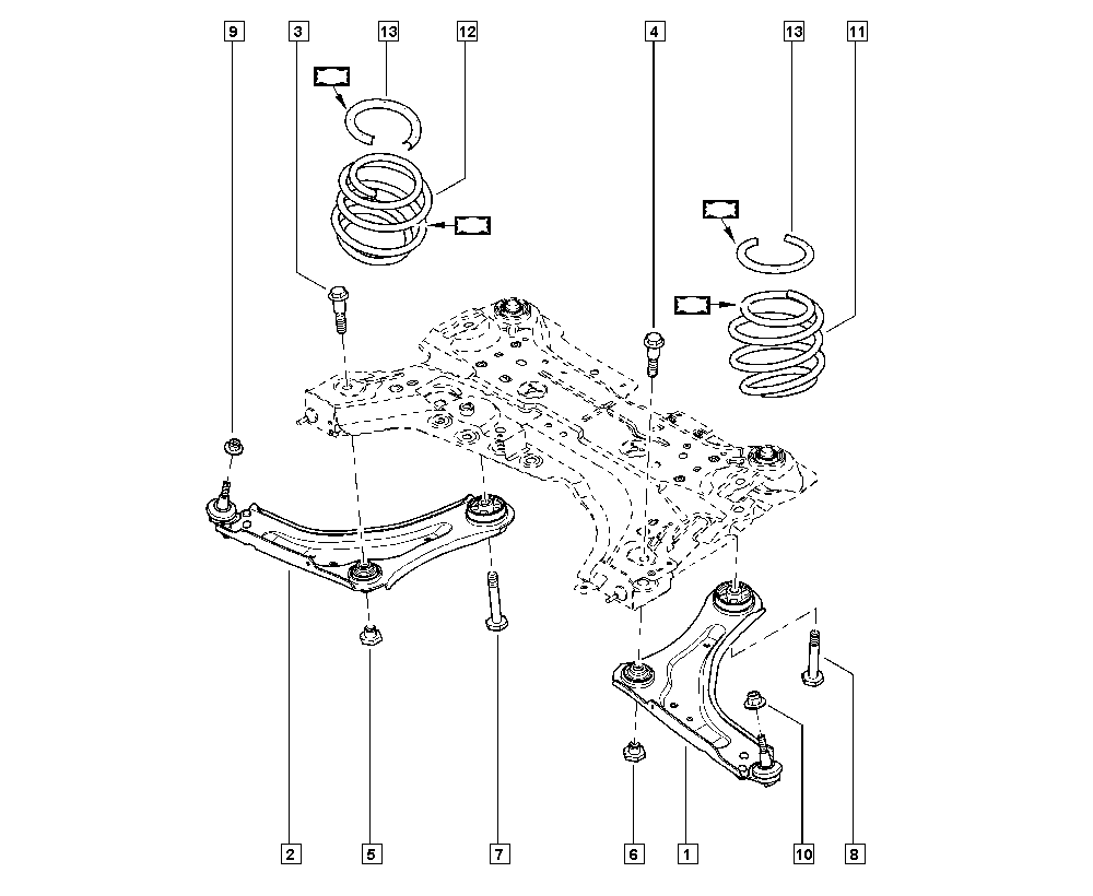 RENAULT 54501-1952R - Řídicí páka, zavěšení kol parts5.com