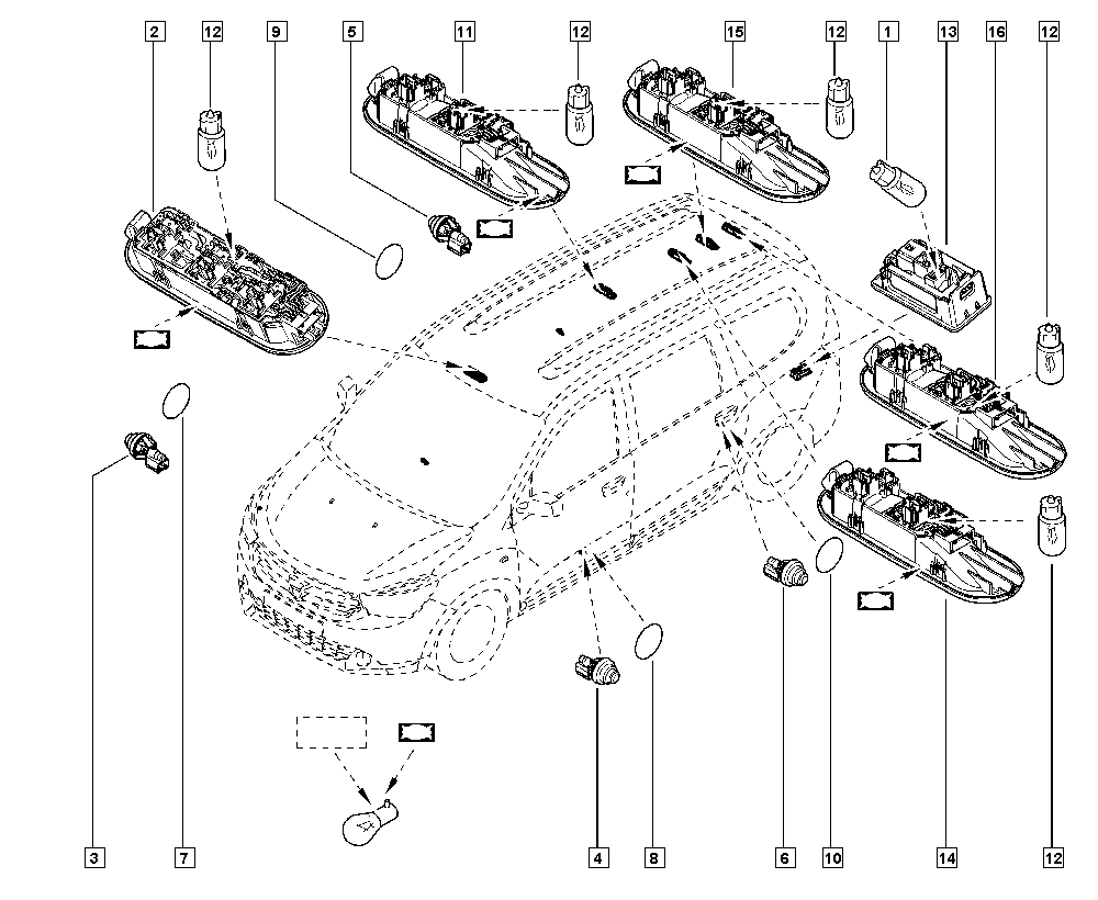 DACIA 7700427640 - Stikalo, kontakt na vratih parts5.com