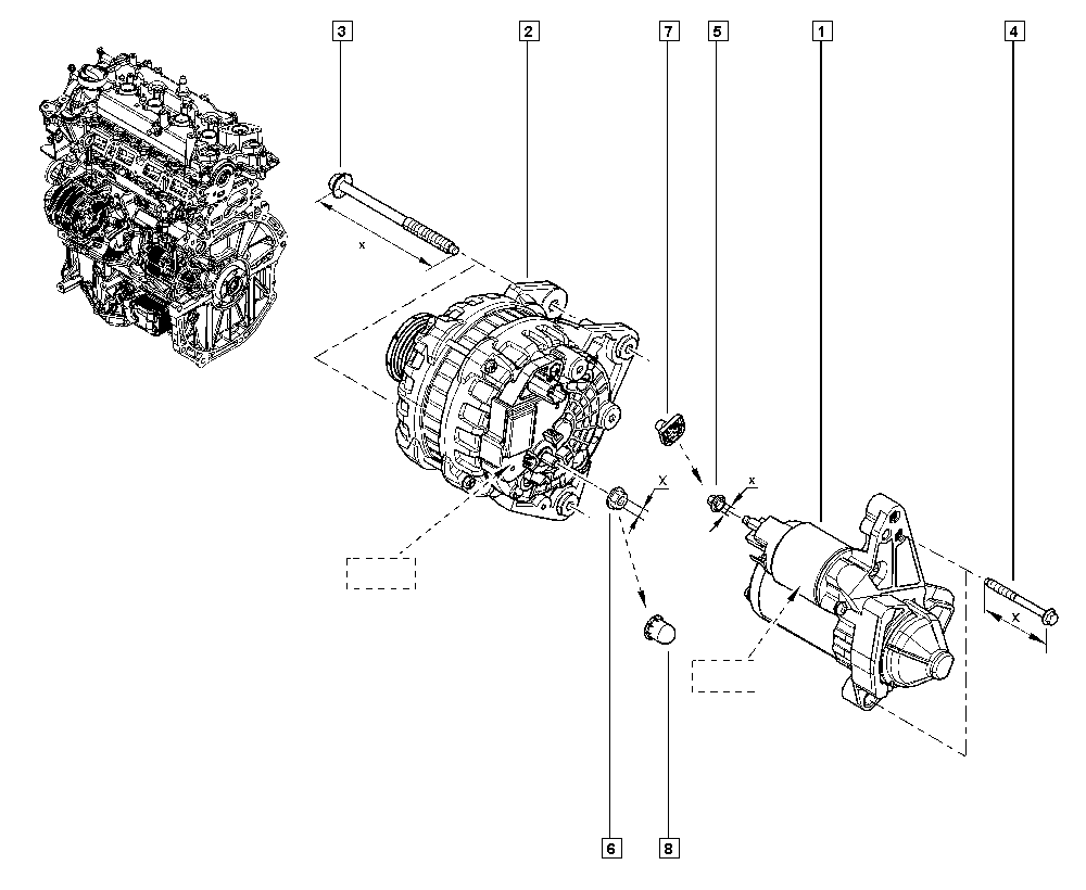 NISSAN 231002949R - Alternatör parts5.com