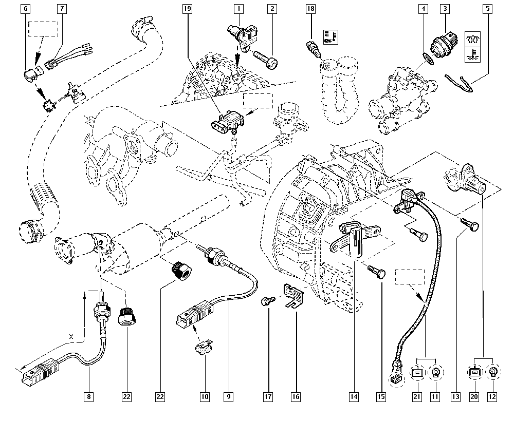 Infiniti 223650001R - Czujnik, ciśnienie doładowania parts5.com