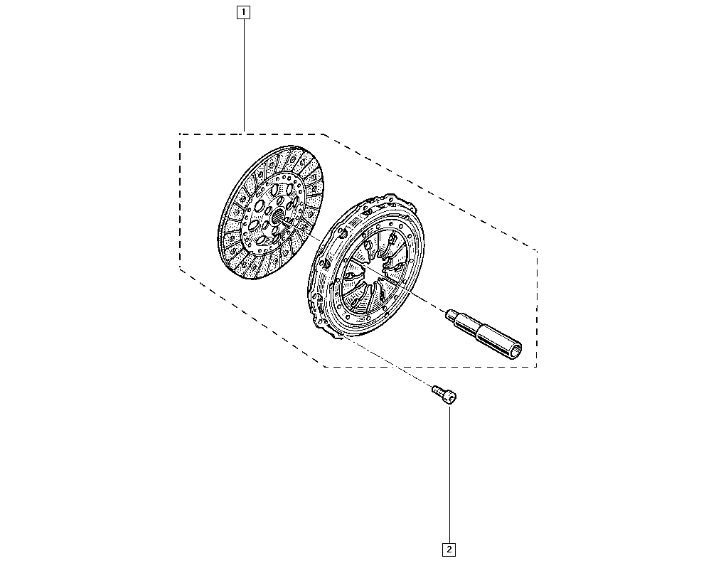 RENAULT 77 01 477 695 - Zestaw sprzęgieł parts5.com