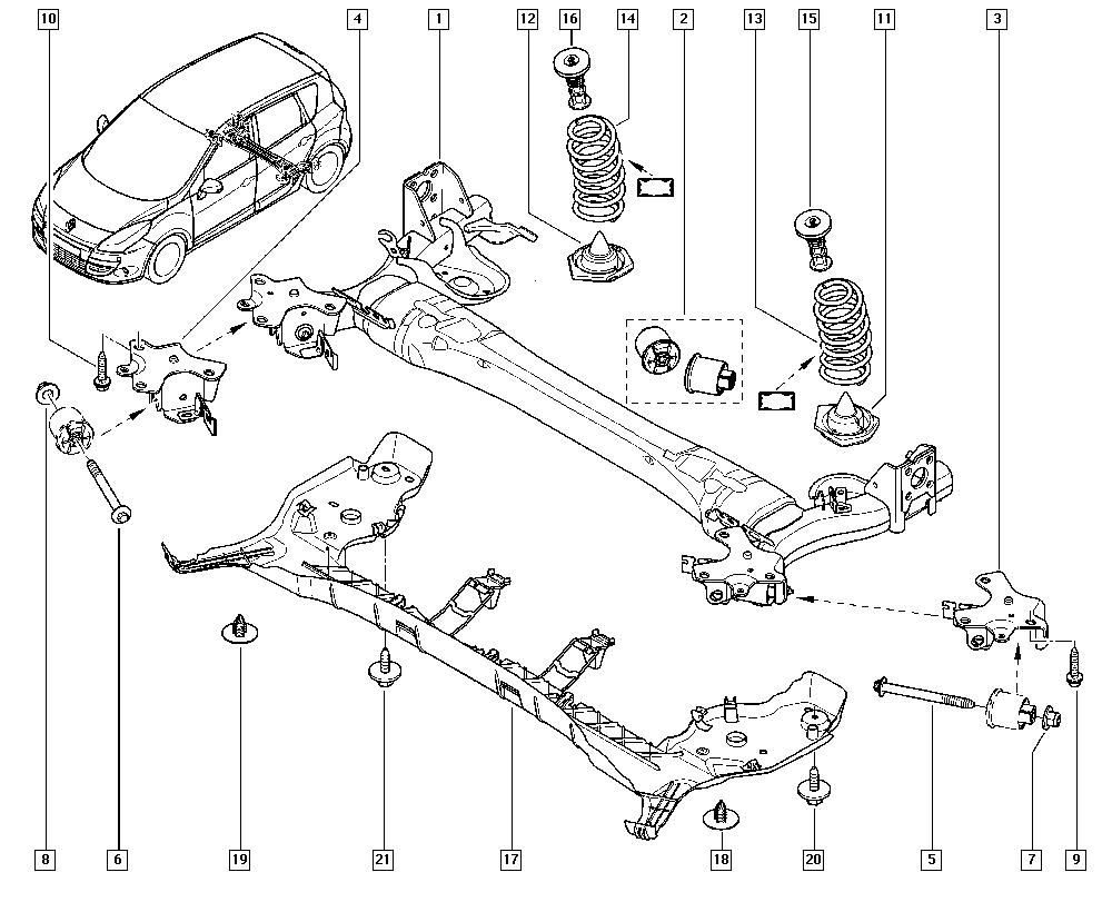 RENAULT 77 03 034 278 - Piulita parts5.com