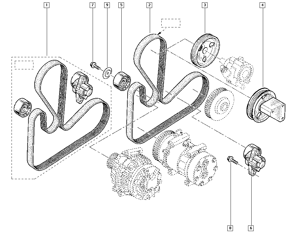 DACIA 7701477517 - Keilrippenriemensatz parts5.com