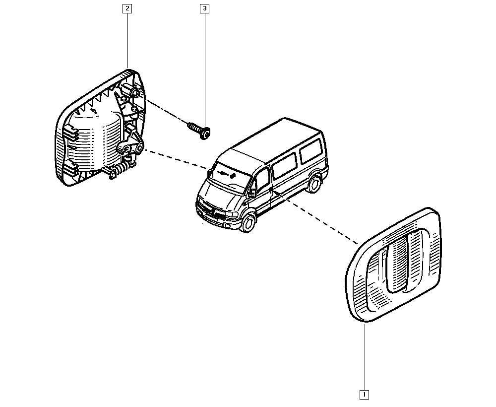 NISSAN 7700352489 - Kapı kolu parts5.com