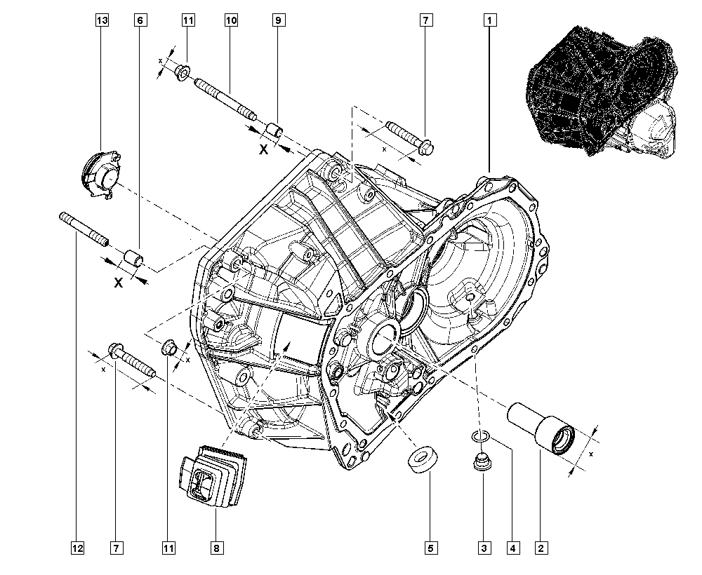 LADA 7700102781 - Potisni ležaj parts5.com