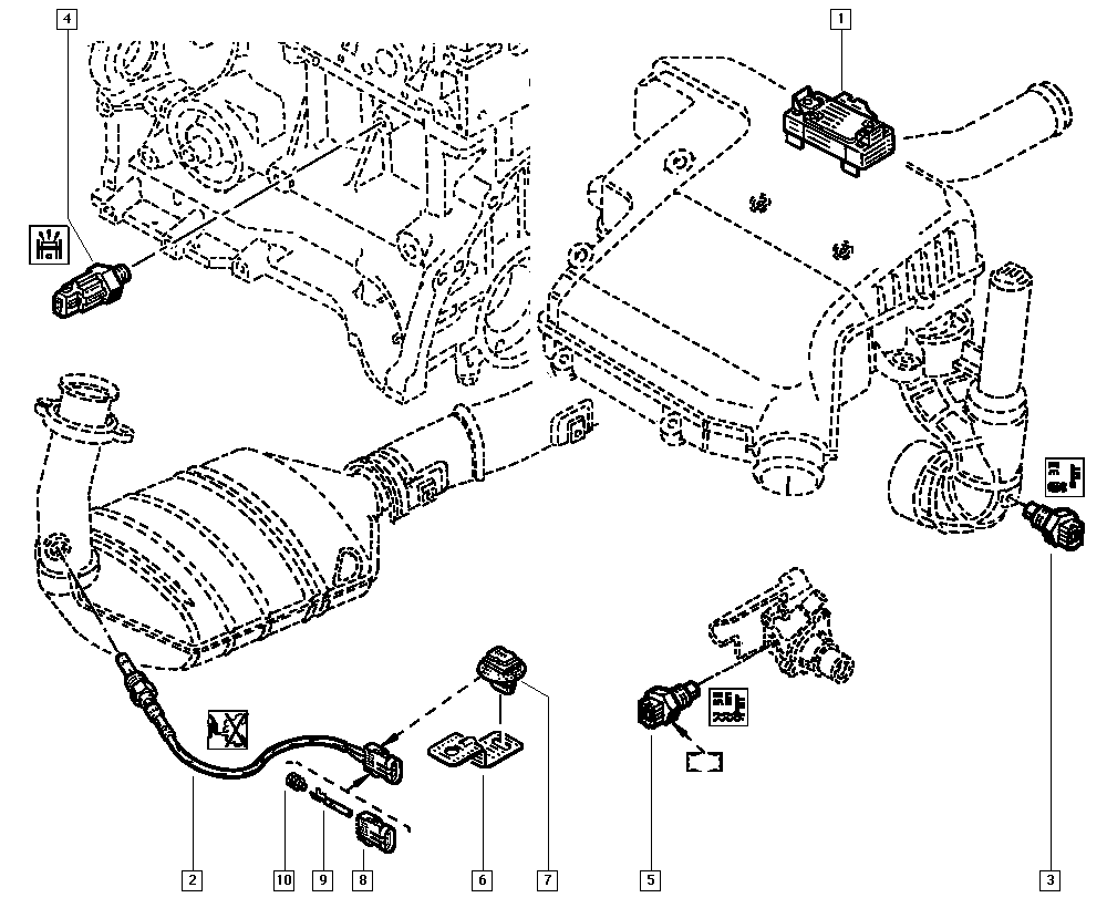 DACIA 82 00 680 689 - Knock Sensor parts5.com