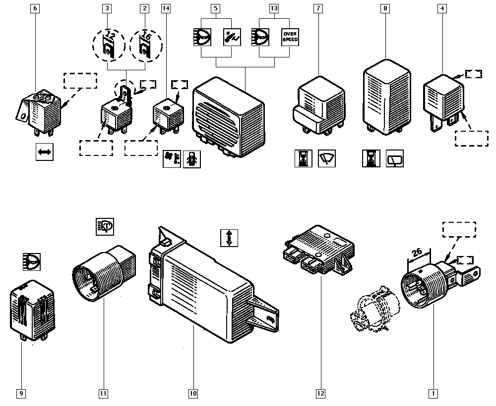 RENAULT 77 00 639 864 - Мигачи parts5.com