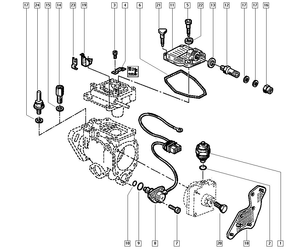 RENAULT TRUCKS 08 55 335 000 - Conta, yağ boşaltma tapası parts5.com