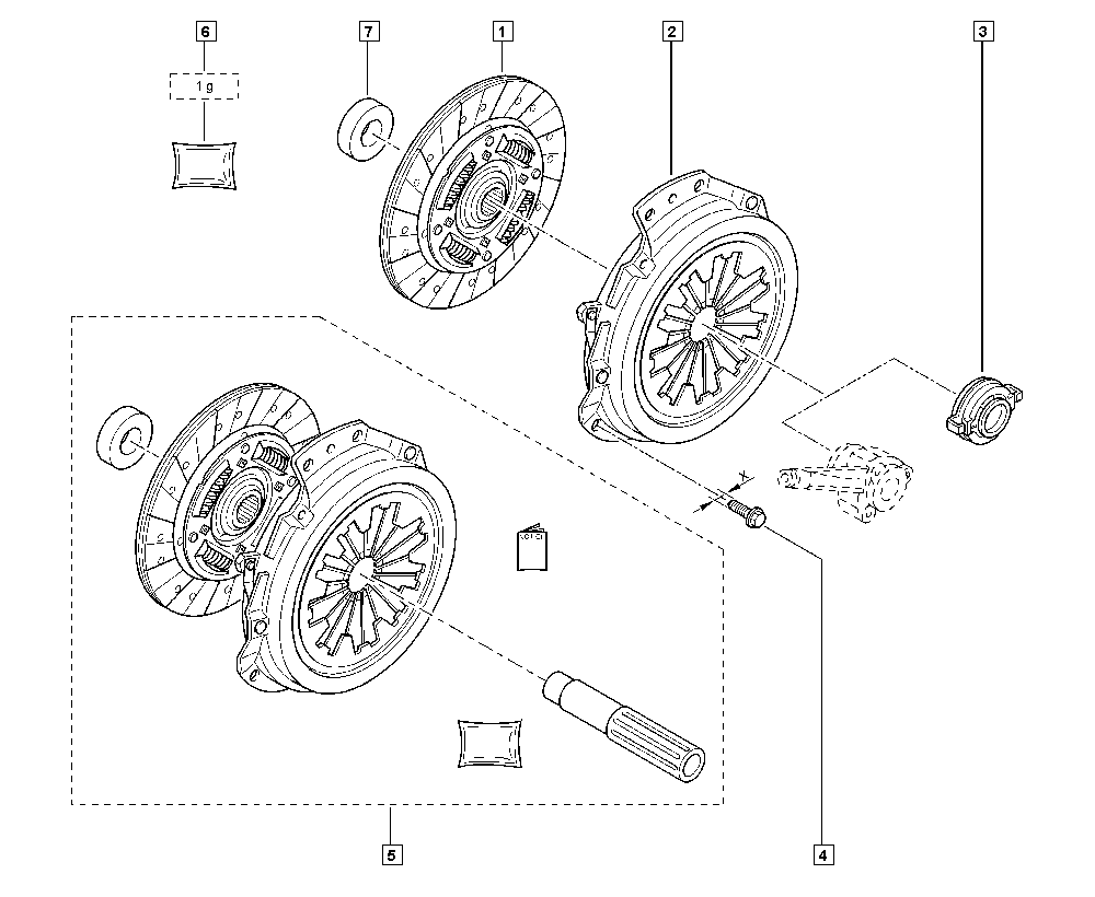 RENAULT 30 20 583 24R - Комплект сцепления parts5.com