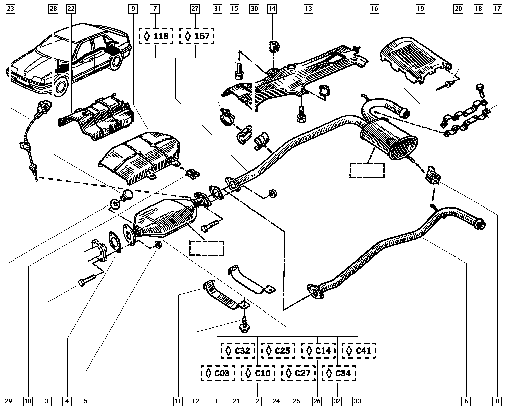 RENAULT 7703075336 - Surub de golire,baia de ulei parts5.com