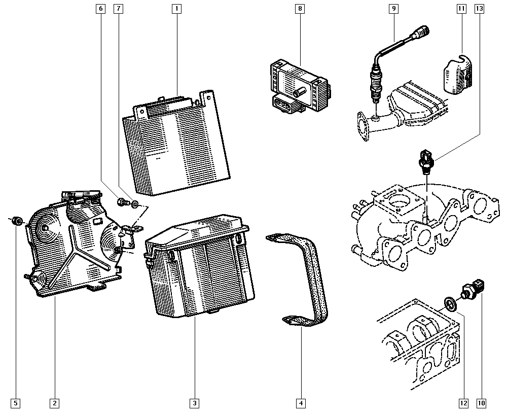 RENAULT TRUCKS 7700854148 - Lambda sonda parts5.com