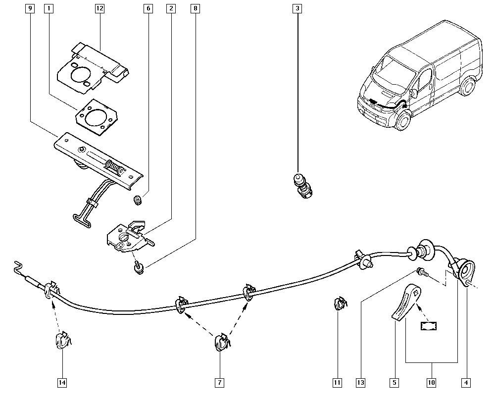 RENAULT 8200237684 - CONNECTOR CABLE parts5.com