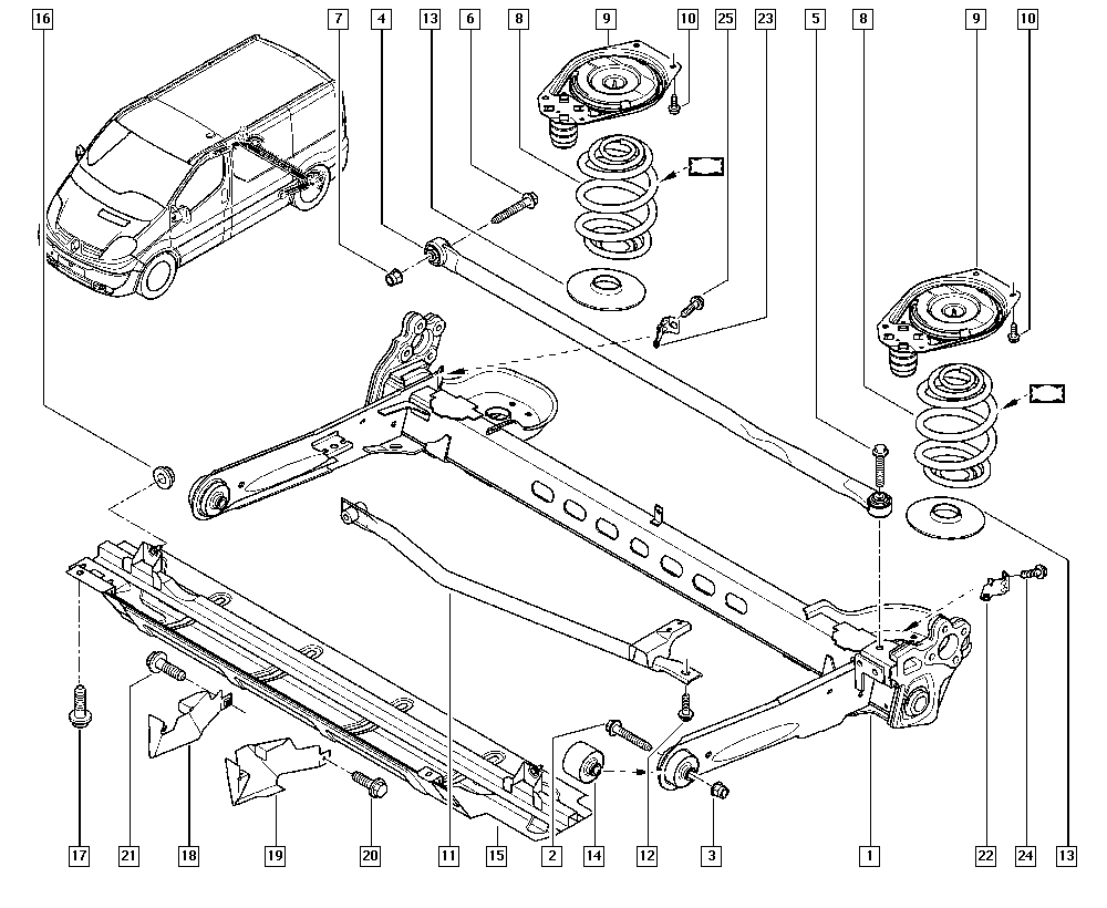 RENAULT 82 00 550 670 - Tukivarren hela parts5.com