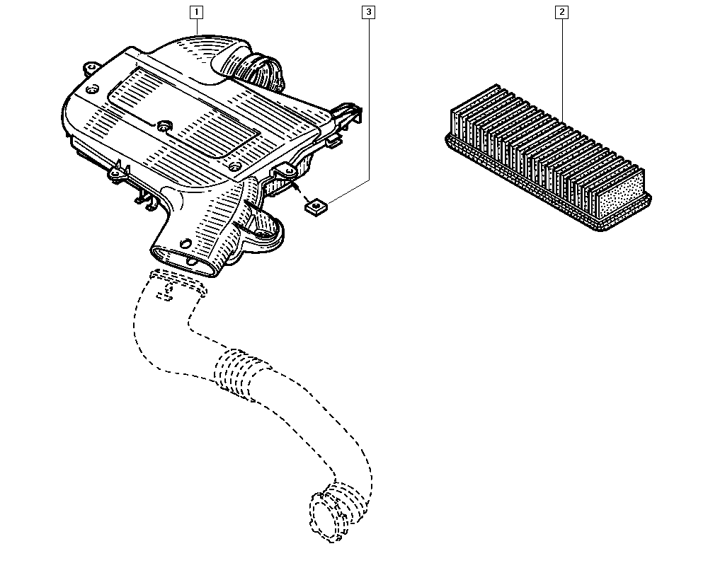 RENAULT 77 01 477 096 - Воздушный фильтр parts5.com