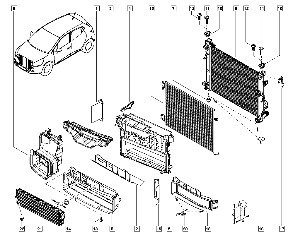 RENAULT 9210 068 43R - Kondansatör, klima sistemi parts5.com