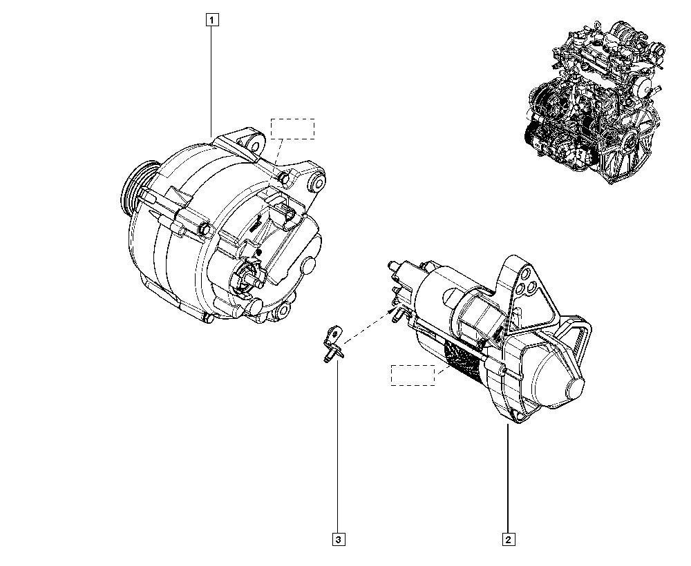 DACIA 23 10 032 88R - Generátor parts5.com