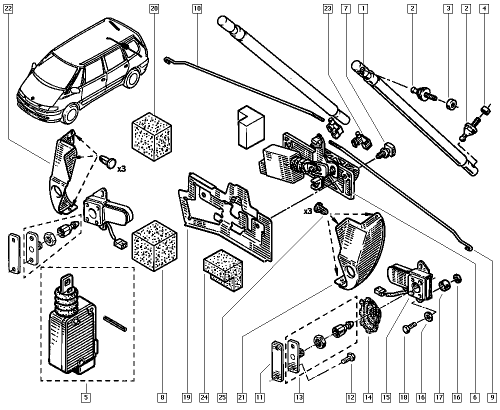 RENAULT 6025305941 - Gasni amortizer, prtljažnik / utovarni prostor parts5.com