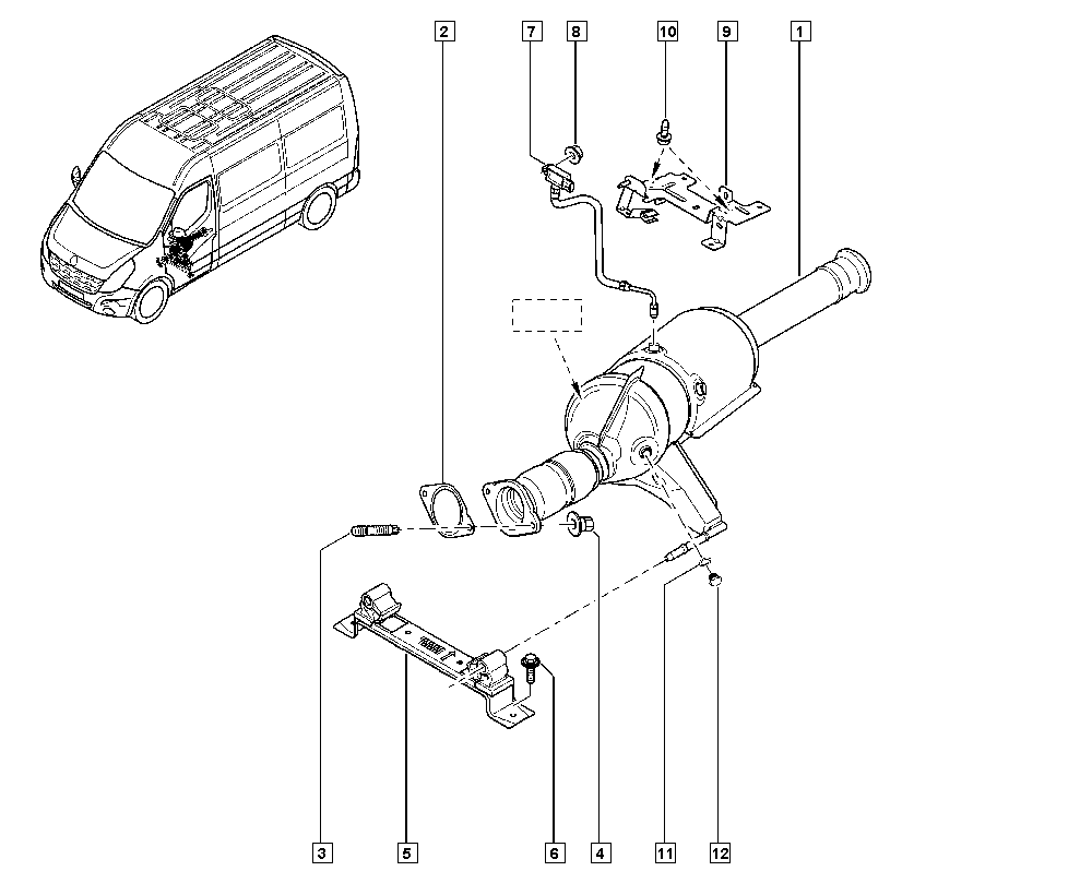 RENAULT (20.81.572.09R) - Sensor, exhaust pressure parts5.com