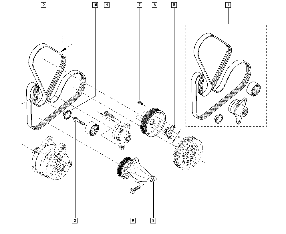 RENAULT 491A05303R - Crpalka za hidravliko, krmiljenje parts5.com