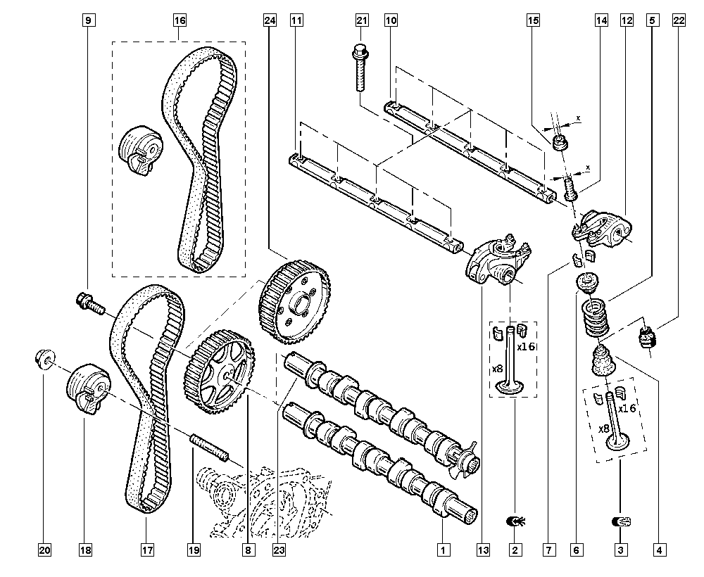 DACIA 82 00 106 085 - Οδοντωτός ιμάντας parts5.com