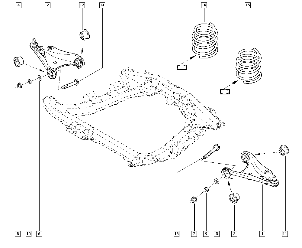 RENAULT 82 00 651 161 - Tukivarren hela parts5.com