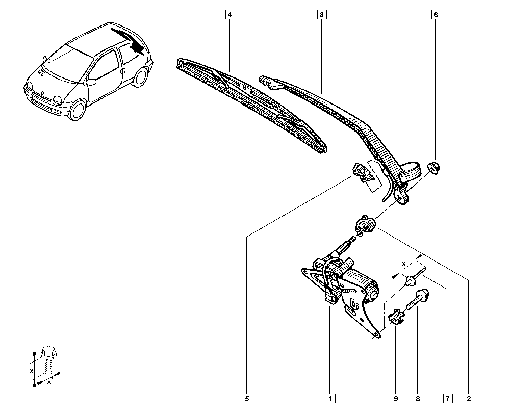 RENAULT 77 11 130 029 - Wischblatt parts5.com