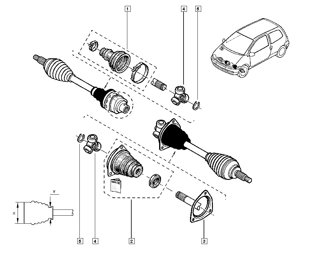 RENAULT 7701470567 - Manžetna, pogonsko vratilo parts5.com