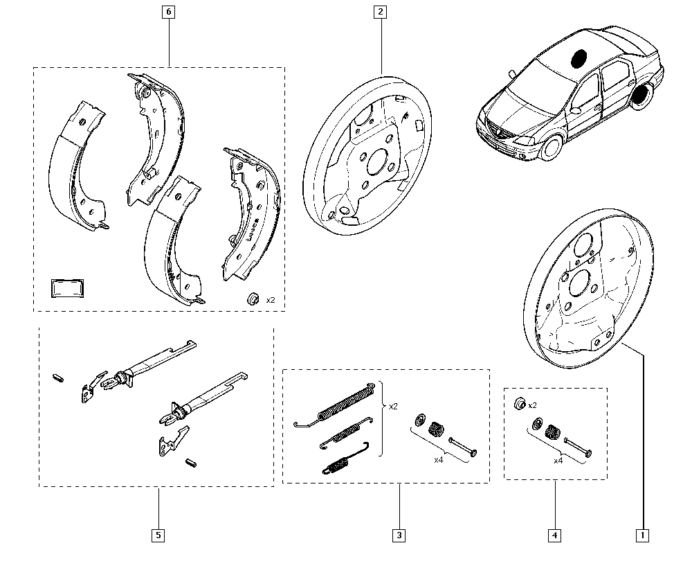 LADA 6001551408 - Ρυθμιστής, ταμπουρόφρενα parts5.com